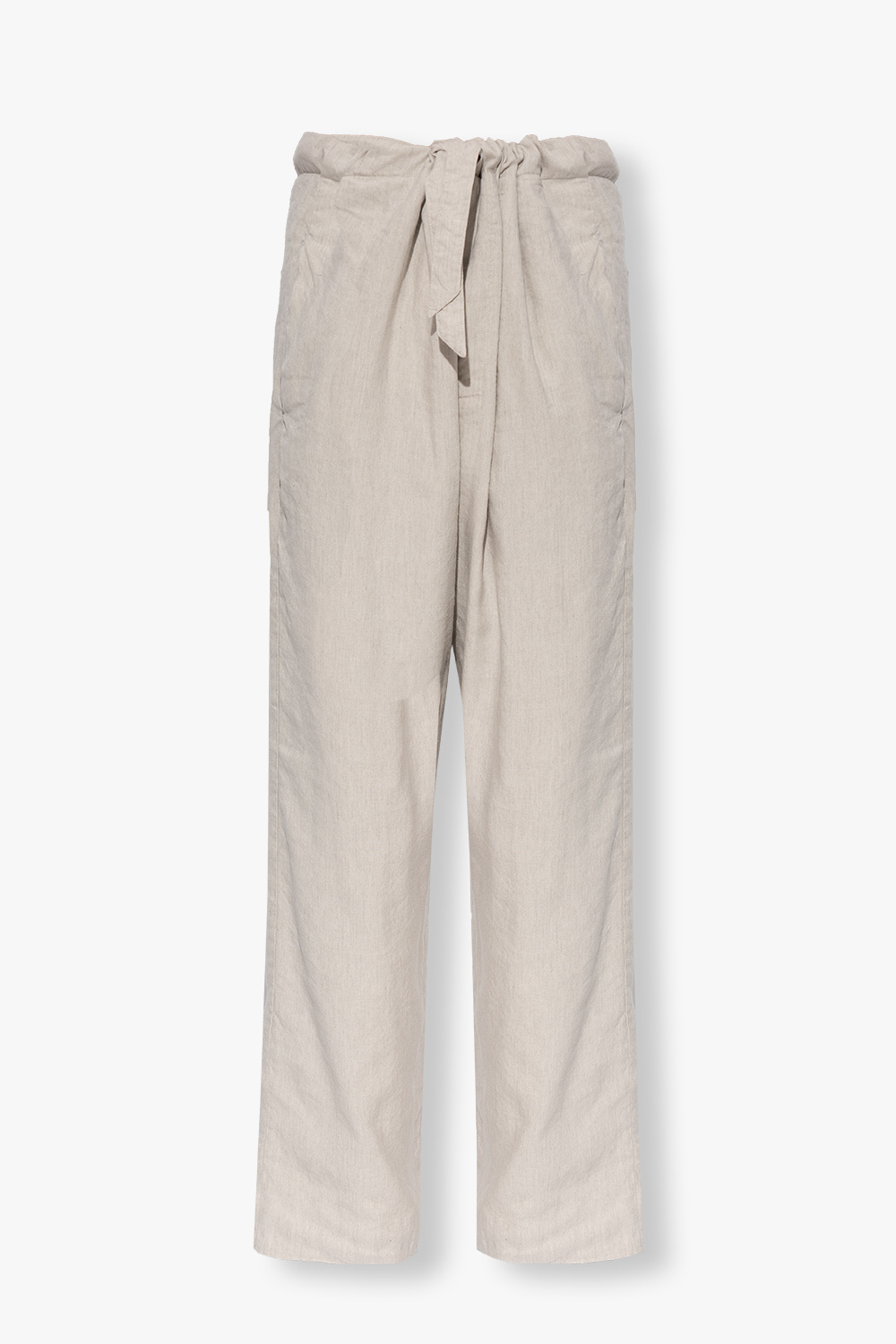パンツ Maison Margiela Cream mohair blend pant Maison Margiela Mohair Blend Trousers in Grey | Lyst Australia